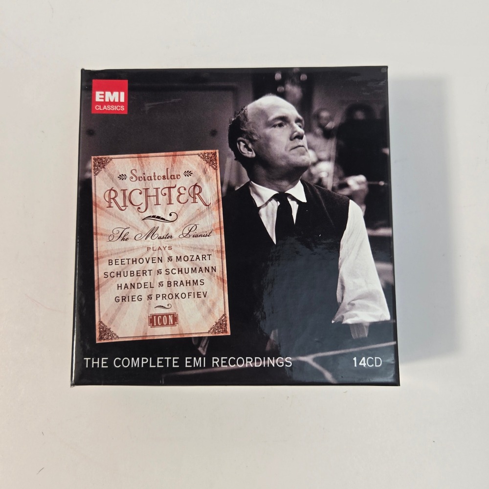 Sviatoslav Richter Complete EMI Recordings 14 CD Box Set EMI Icon VG+ / NM